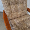 Vintage 70's Domino Mobler Highback Lounge Chair