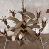 Vintage Mid Century Modern Brutalist Chandelier By Tom Green
