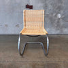 Early 1970's Miles Van Der Rohe Chrome & Rattan For Knoll MR10 Chair #2