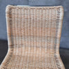 Early 1970's Miles Van Der Rohe Chrome & Rattan For Knoll MR10 Chair #2
