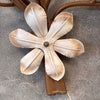 Tole Magnolia Hollywood Regency Wall Light Fixture Product Image