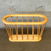 Vintage Hardwood Arthur Umanoff Style Magazine Rack
