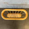 Vintage Hardwood Arthur Umanoff Style Magazine Rack