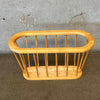 Vintage Hardwood Arthur Umanoff Style Magazine Rack