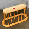 Vintage Hardwood Arthur Umanoff Style Magazine Rack