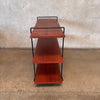 Mid Century California Modern Wrought Iron & Wood Shelf, 1950's
