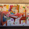 Modern Abstract Oil on Board Painting by Andrew Gerb