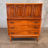1960's Broyhill Mid Century Modern Emphasis Natural Walnut Gentleman's Chest