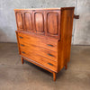 1960's Broyhill Mid Century Modern Emphasis Natural Walnut Gentleman's Chest