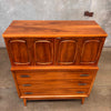1960's Broyhill Mid Century Modern Emphasis Natural Walnut Gentleman's Chest