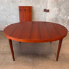 Skovmand & Andersen for Moreddi Danish Teak Dining Table With One Leaf