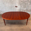 Skovmand & Andersen for Moreddi Danish Teak Dining Table With One Leaf