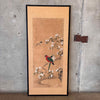 Framed Antique Japanese Scroll Meiji From Warren Imports
