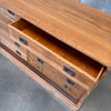 10 Drawer Antique Solid Oak Cabinet Counters Fixture C. 1890's