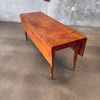 Antique Circa 1890s Pine Drop Leaf Farm House Primitive Table