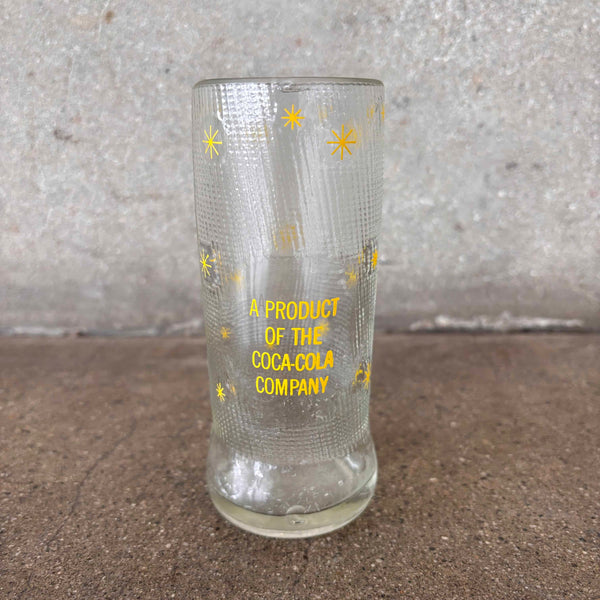 Rare Vintage Atomic Coca Cola Bottle Glass