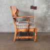 1930's Coronado Furniture Wing Back Flora Painted Chair
