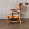 1930's Coronado Furniture Wing Back Flora Painted Chair