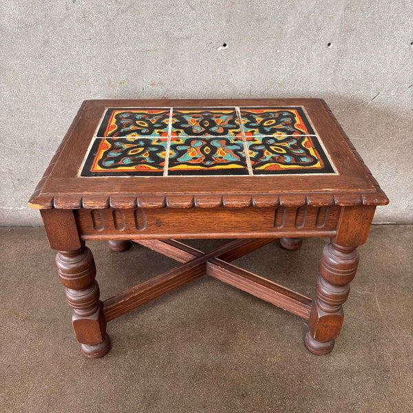1930's California Tile Table - Tudor Tiles