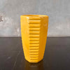 Catalina Island Yellow Ribbed Deco Vase