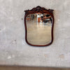 Antique French Mirror w/ Solid Mahogany Frame, Circa 1930s