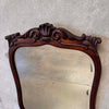 Antique French Mirror w/ Solid Mahogany Frame, Circa 1930s