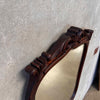 Antique French Mirror w/ Solid Mahogany Frame, Circa 1930s