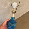 Vintage Monumental Bitossi Lamp In Rimini Blue - Made in Italy
