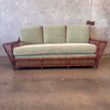 1930's Antique Ypsilanti Stick Wicker Sofa - Restored