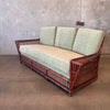 1930's Antique Ypsilanti Stick Wicker Sofa - Restored