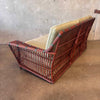 1930's Antique Ypsilanti Stick Wicker Sofa - Restored