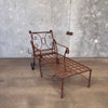 Brown Jordan Style Wrought Iron Chaise Lounge