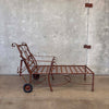 Brown Jordan Style Wrought Iron Chaise Lounge