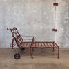 Brown Jordan Style Wrought Iron Chaise Lounge