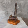 Oil Derrick Metal Sculpture