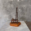 Oil Derrick Metal Sculpture