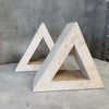 Travertine Bookends by Fratelli Mannelli for Raymor, Italy