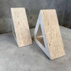 Travertine Bookends by Fratelli Mannelli for Raymor, Italy