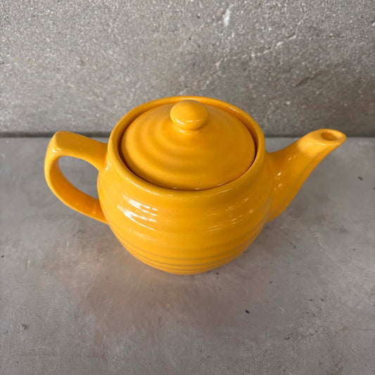 Bauer Ringware Mini Yellow Teapot