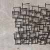 Brutalist Metal Wall Sculpture "Nail Art"