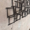 Brutalist Metal Wall Sculpture "Nail Art"