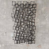 Brutalist Metal Wall Sculpture "Nail Art"