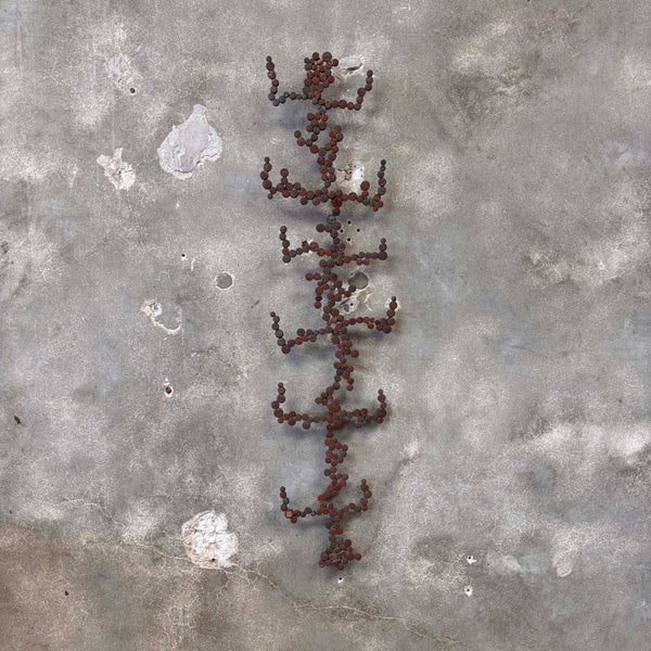 Brutalist Metal Punch Sculpture - Vertical or Horizontal