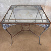 Vintage Woodard Chantilly Rose Pantina Patio Table