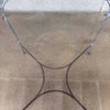 Vintage Woodard Chantilly Rose Pantina Patio Table