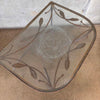 Vintage Salterini Wrought Iron Glass Top Console Side Table #2