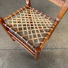 Vintage Raw Hide & Wood Chair