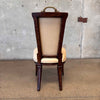 Antique Leather Upholstered Library Chair w/ Handle