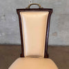 Antique Leather Upholstered Library Chair w/ Handle