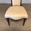 Antique Leather Upholstered Library Chair w/ Handle
